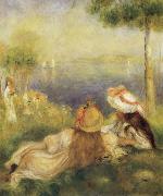 Pierre Renoir Young Girls at the Seaside oil painting artist
